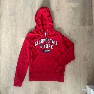 Aeropostale Vintage Red Pullover Hoodie